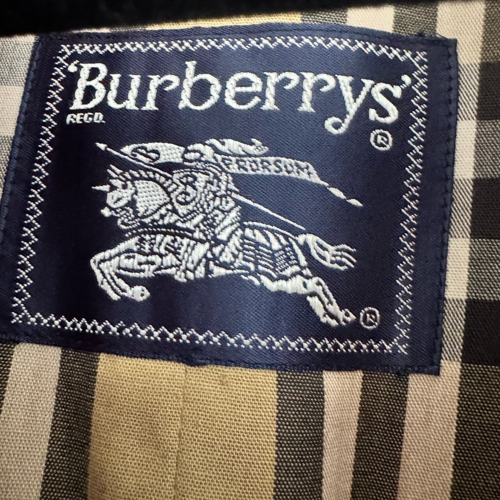 Vintage Burberrys Trench Coat, Red - Picture 3 of 8